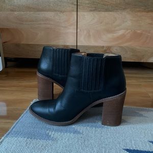 Madewell Black Chelsea Boots Heeled Chelsea Boots